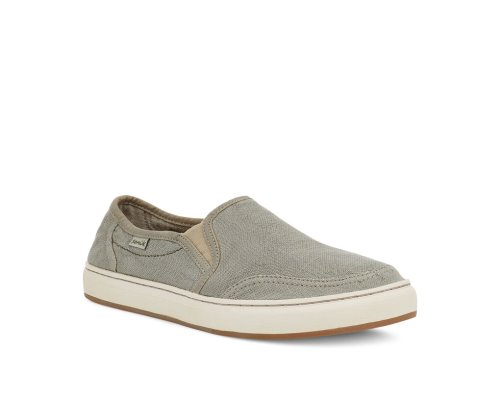 Chaussures Sanuk Tideline Hemp Slip-on Homme - Grise MVXAZH014